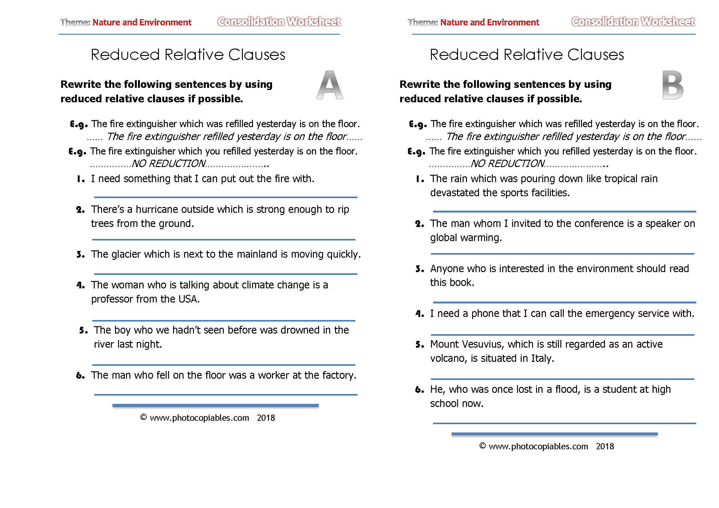 reduced-relative-clauses-worksheet-photocopiables